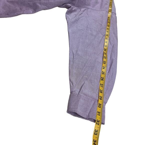 Ralph Lauren Yarmouth Long Sleeve Purple Cotton Pinpoint Oxford Shirt 16.5x34, L - Picture 5 of 7